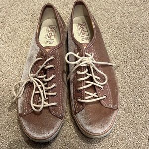 Keds pink lace up shoes